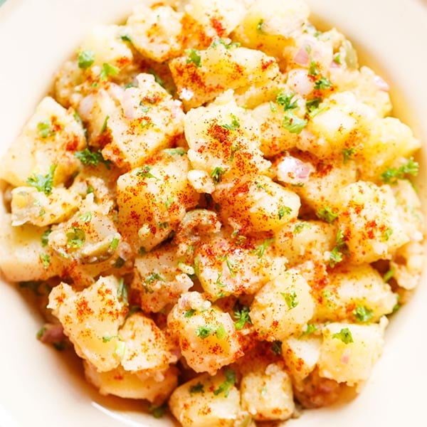 Potato Salad Recipe With Creamy Mayo Dressing-image