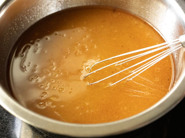 making pumpkin bread