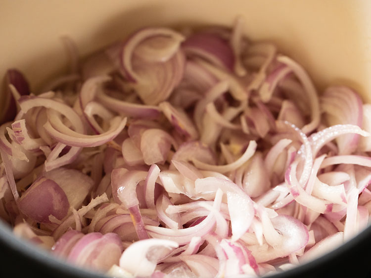 onions mixed with the butter.