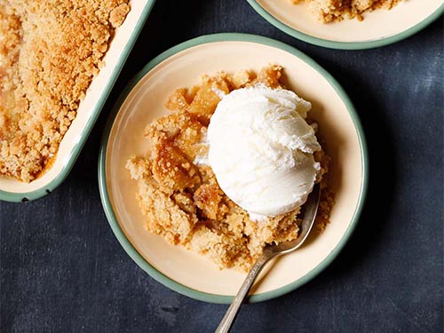 Classic Apple Crumble without oats