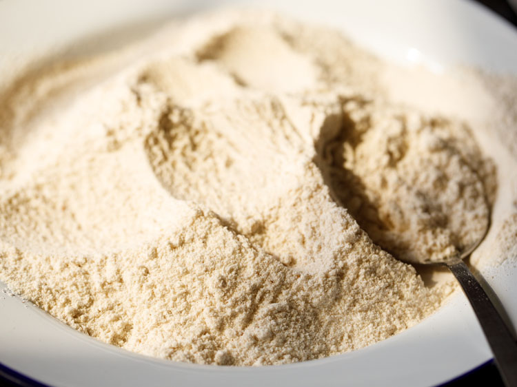 sifted dry ingredients.