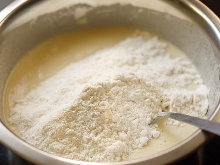 pizza-bread-base6 more flour added to make pizza crust