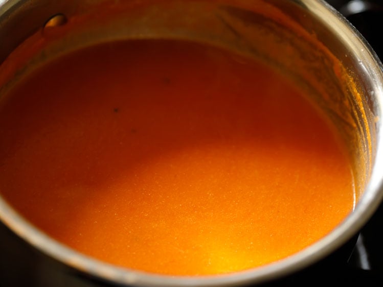 finished tomato soup