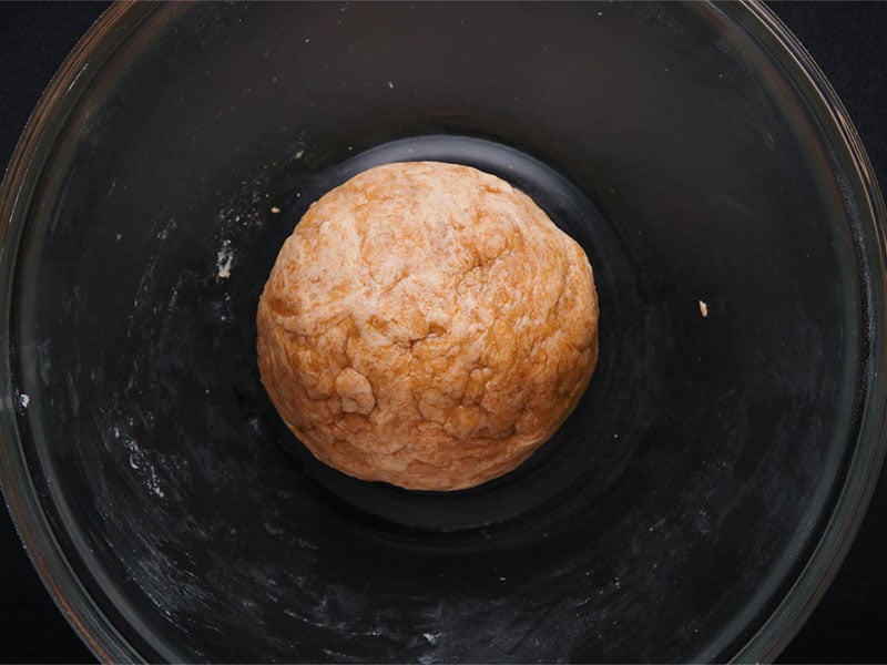 pie dough formed