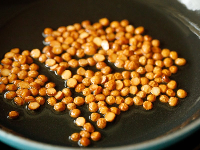 chana dal browned