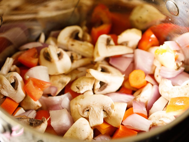 veggies for vegetable stock in stockpot