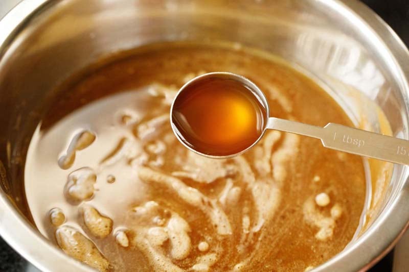 tablespoon adding apple cider vinegar to the apple puree mixture