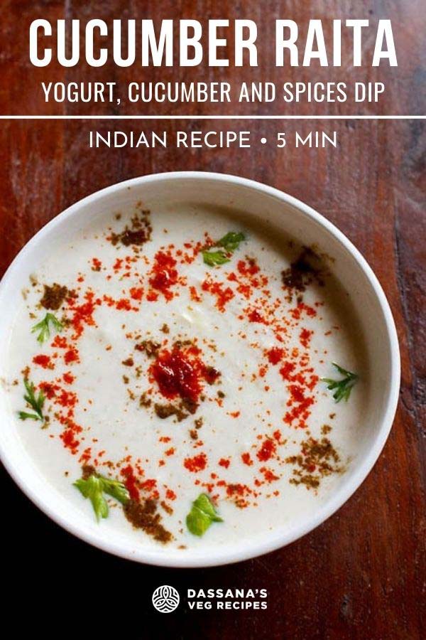 Cucumber Raita » Dassana's Veg Recipes