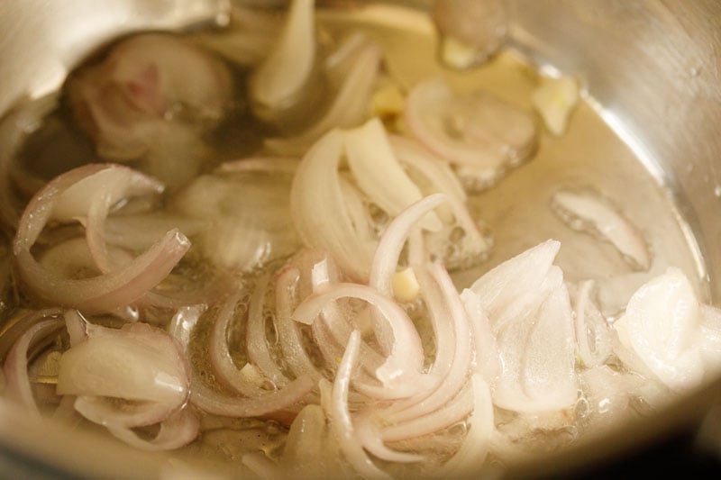 sautéed onions in skillet
