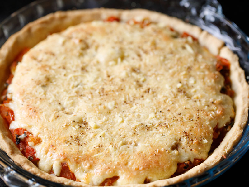 Tomato Pie Recipe  No Soggy Crust   - 59