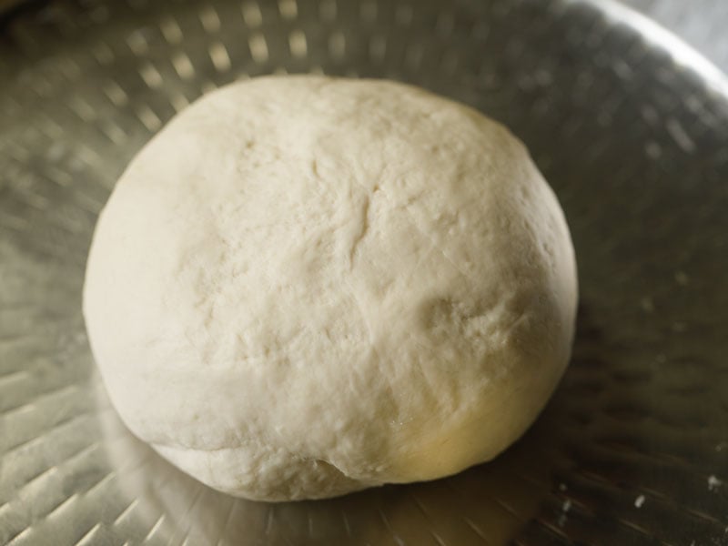 smooth soft dough formed to make bread recipe