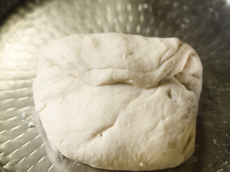 dough being rolled