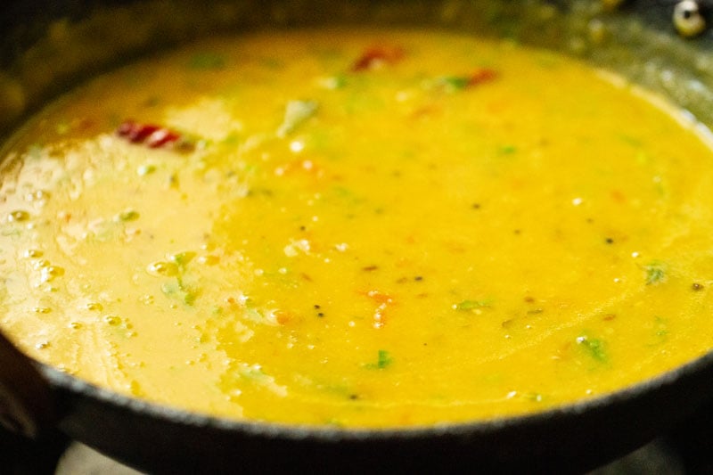 dal fry recipe ready to be served
