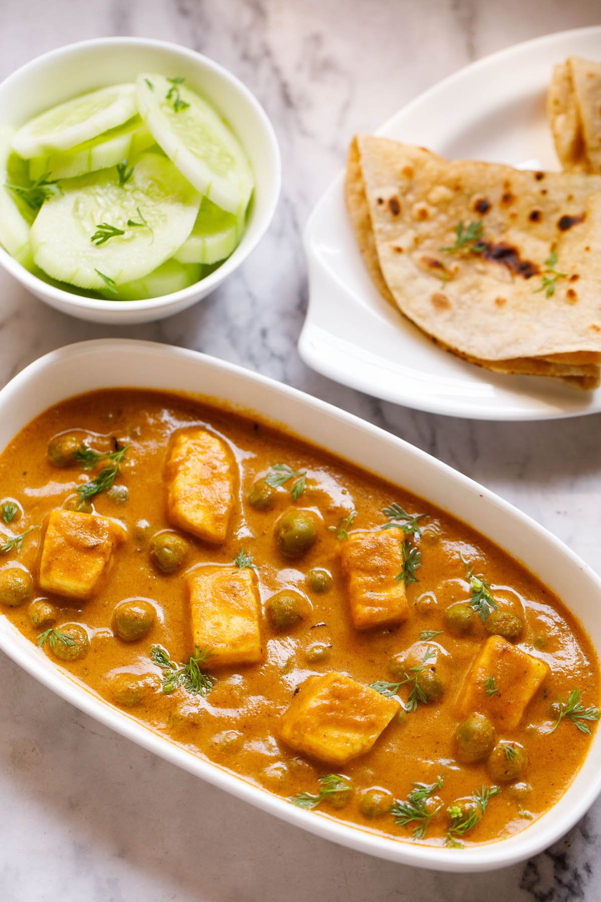 Matar Paneer Recipe Restaurant Style Matar Paneer Easy And Quick Mutter Paneer