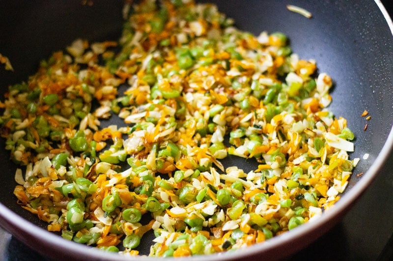 vegetables stir fried