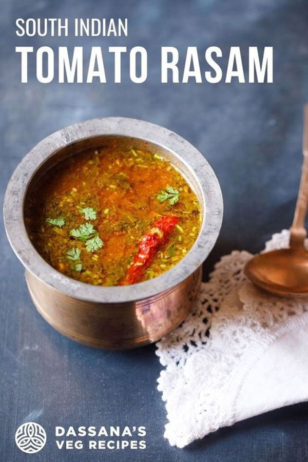 Tomato Rasam (Thakkali Rasam) 2 Ways » Dassana's Veg Recipes