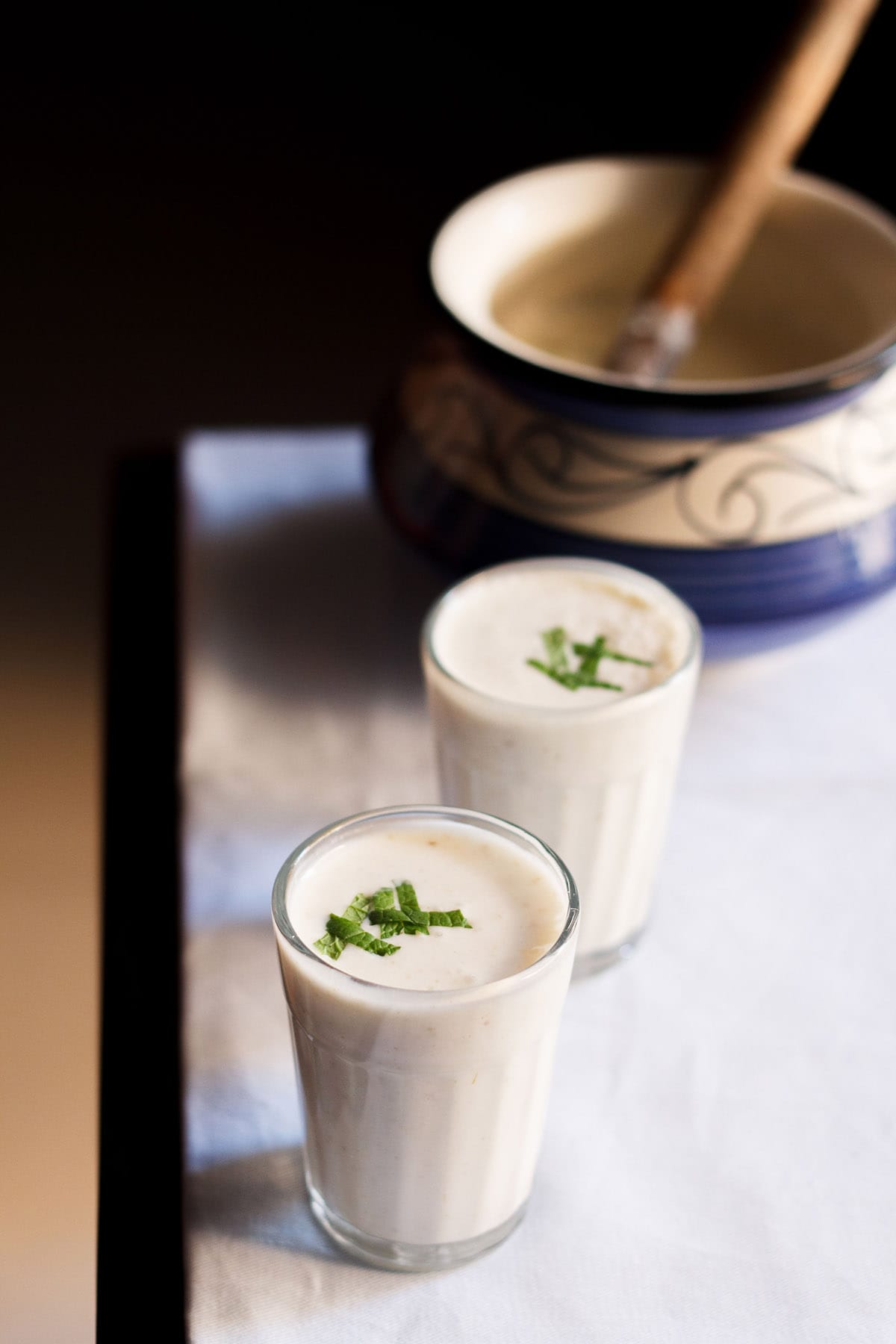 Refreshing Salted Lassi (Namkeen Lassi) - I Knead to Eat