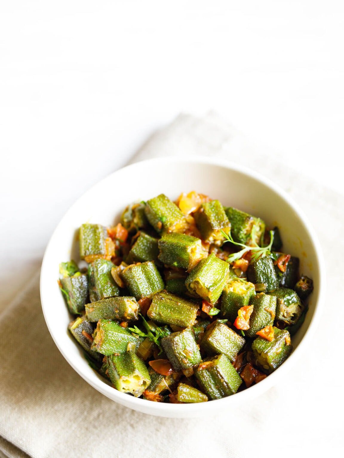 Bhindi Masala Recipe (Punjabi Style) » Dassana's Veg Recipes