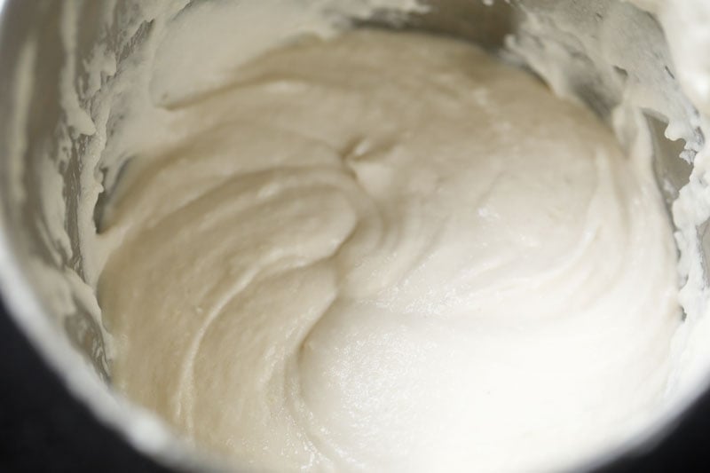 urad dal medu vada batter in a blender