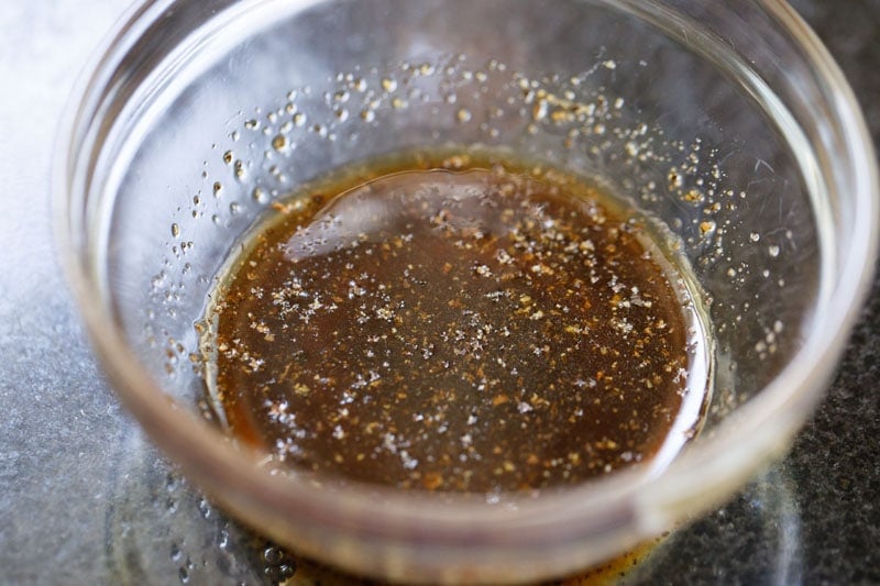 blended soy sauce and seasonings