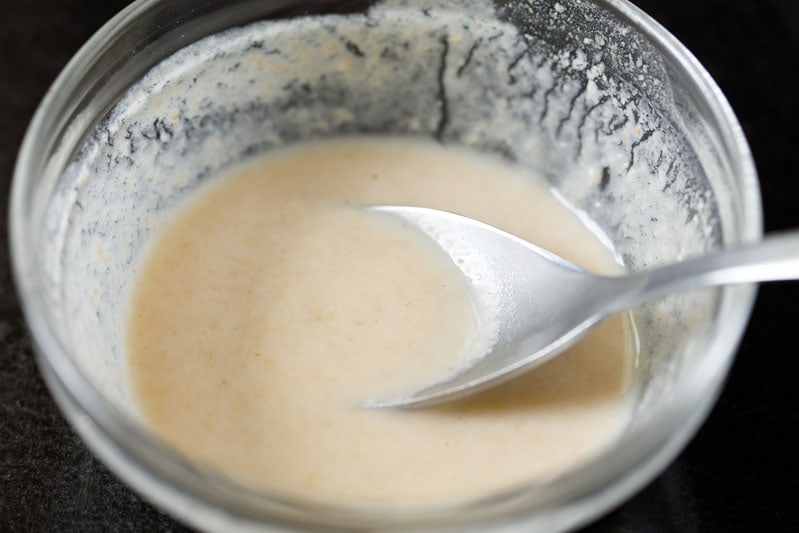 flour and water paste for sealing chimichangas