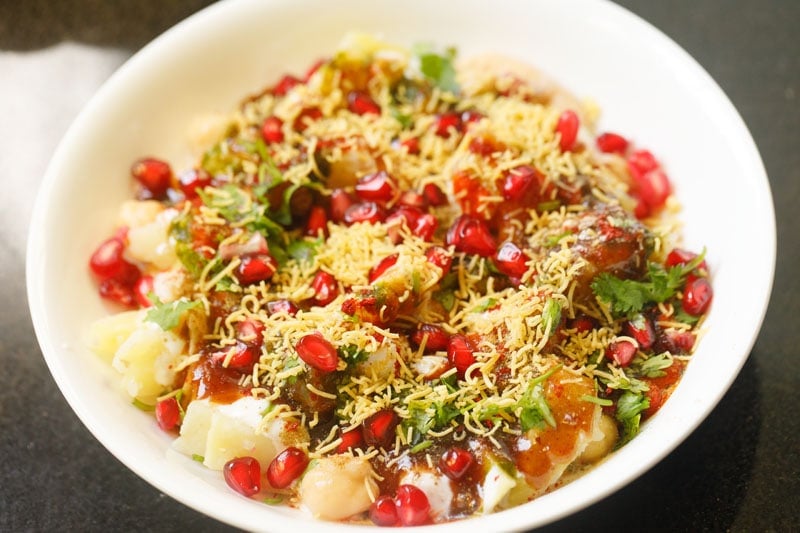 papdi chaat with sev