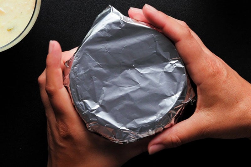 phirni bowls covered with foil