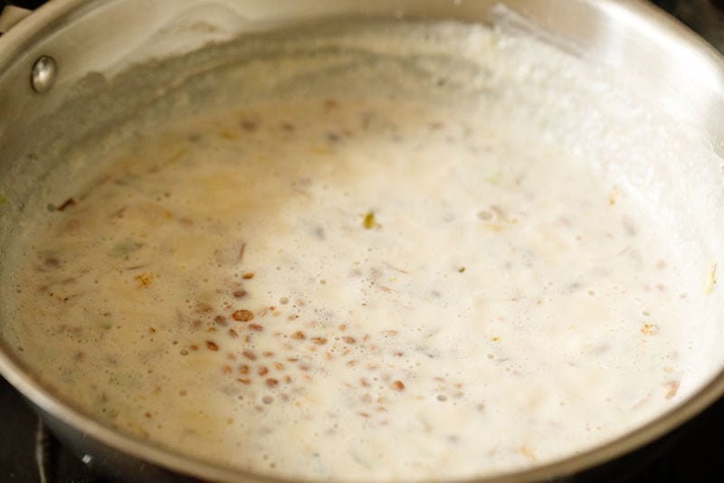 basundi ready to be served