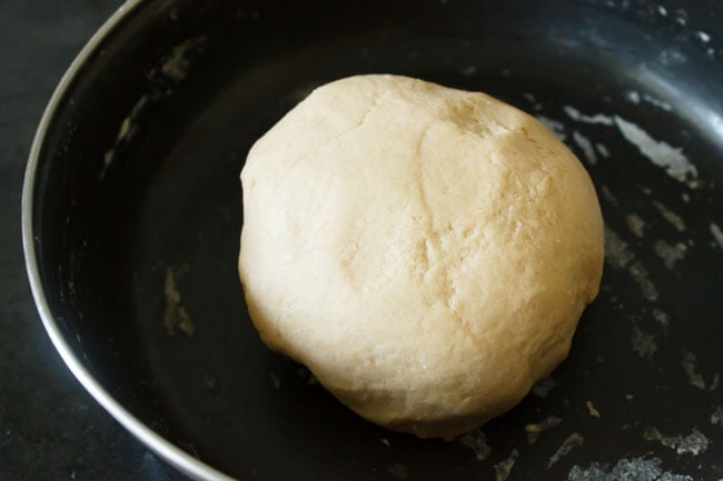 well kneaded dough to make fried modak
