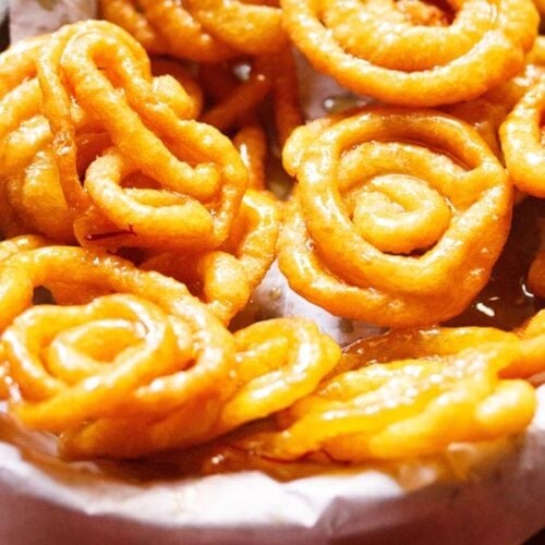 jalebi in a basket