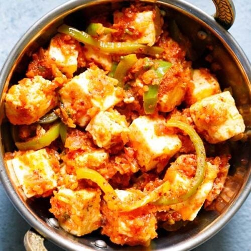 Kadai Paneer Recipe, Step by Step