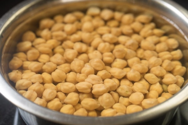 soaked chickpeas