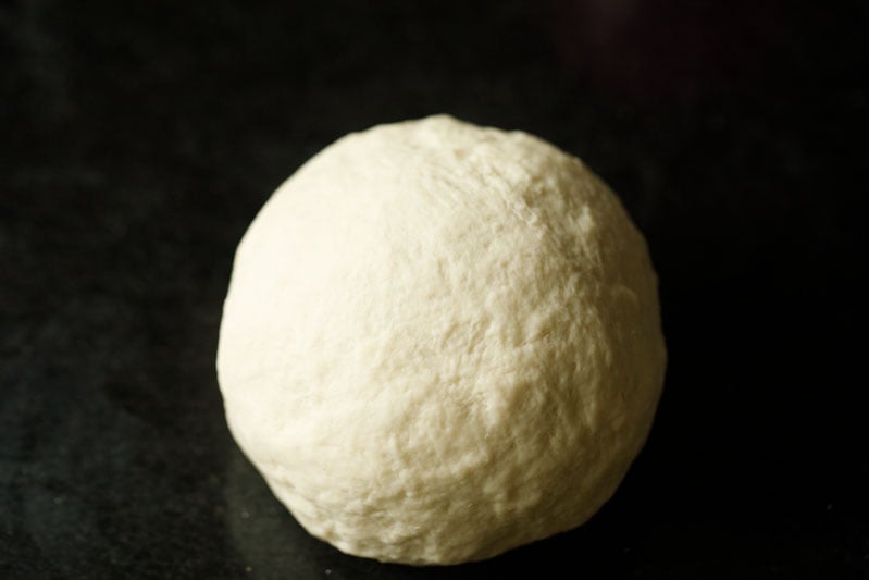soft and smooth dough prepared for making kerala paratha.