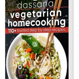 book mockup photo of dassana amit's cookbook