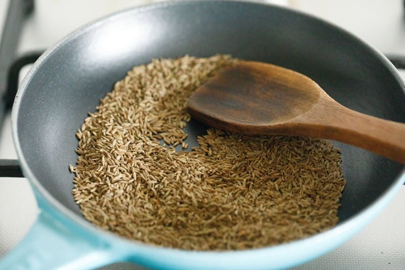 roasting remaining cumin seeds.