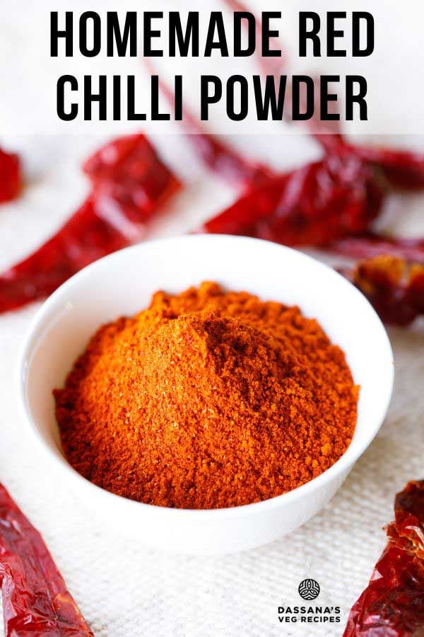 kashmiri red chilies on a plate.