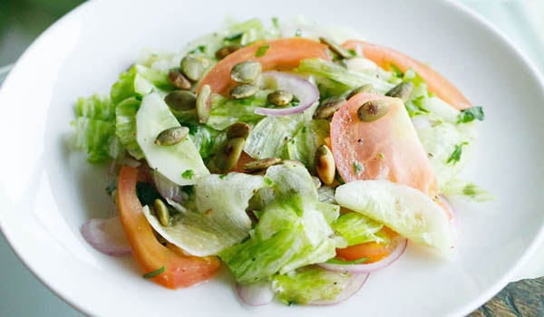 Green Salad Recipe (Lettuce Salad)