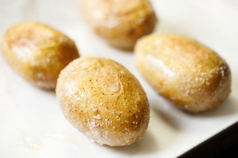 Half baked potatoes.