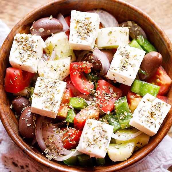 Greek Salad Recipe (Horiatiki Salad)