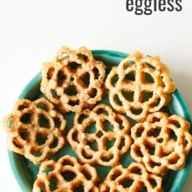Plate of decorative rose cookies.