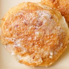 Closeup shot of Madurai butter bun.