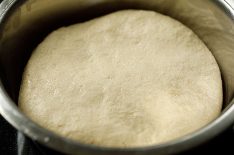 Dough in a bowl.
