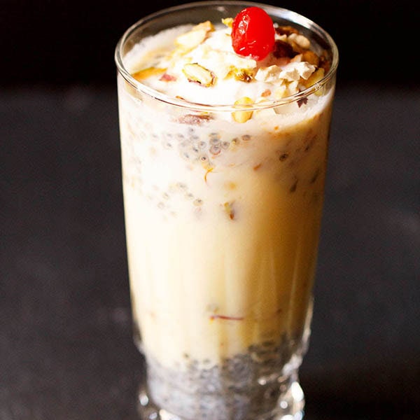 Kesar Falooda (Saffron Pista Falooda)